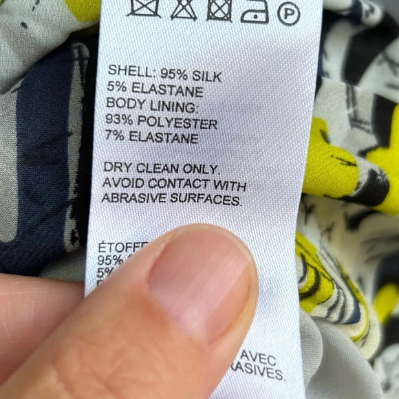 Whistles Silk Blend sheath, size 10 - Picture 8 of 11